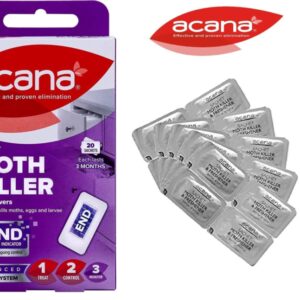 Acana Moth Killer and Clothes Sachets (pack of 20)